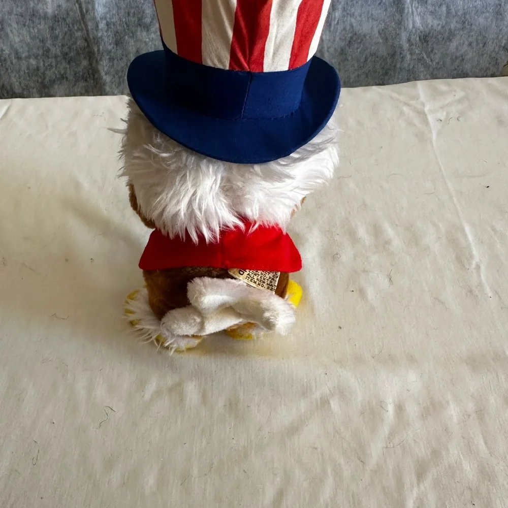 VINTAGE 1984 8250 SAM THE OLYMPIC EAGLE PLUSH BY APPLAUSE WALLACE BERRI sz9”